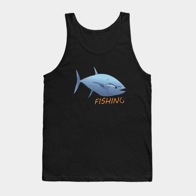 Tuna Fishing Tank Top by NorseTech